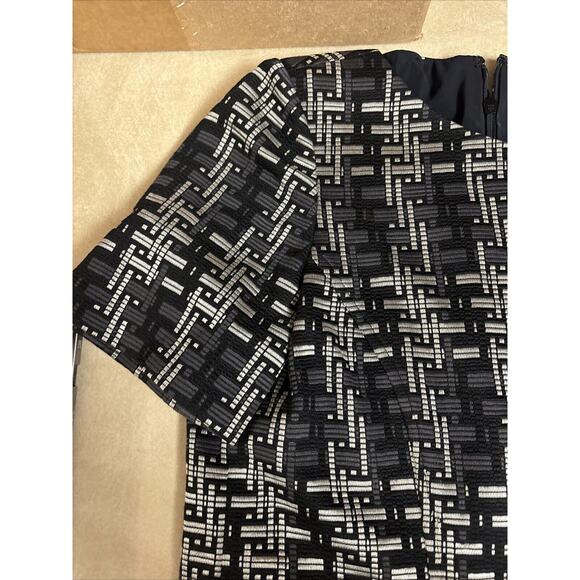 Leggiadro Black Wool Blend Dress Size 4 Has Pockets - Picture 2 of 8